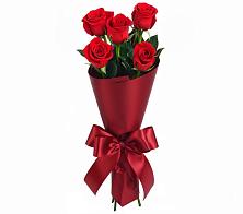 Букет 5 Красных роз Эдлесс Лав в Новолуговом