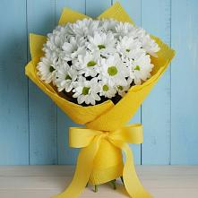Букет цветов из:  Хризантемы #REPLACE_PRED# Новолуговом