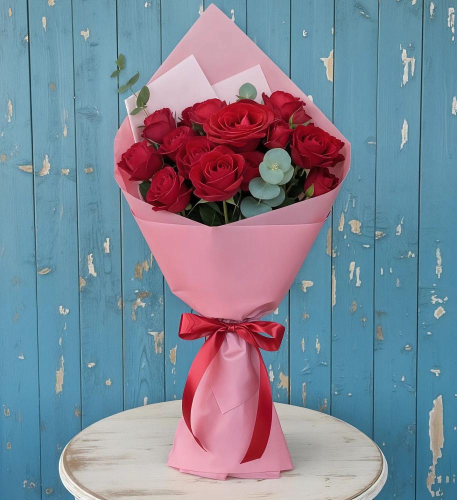 Букет цветов из: Розы в Новолуговом