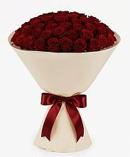 Букет 101 Бордовая роза Блэк Бакарра в Новолуговом