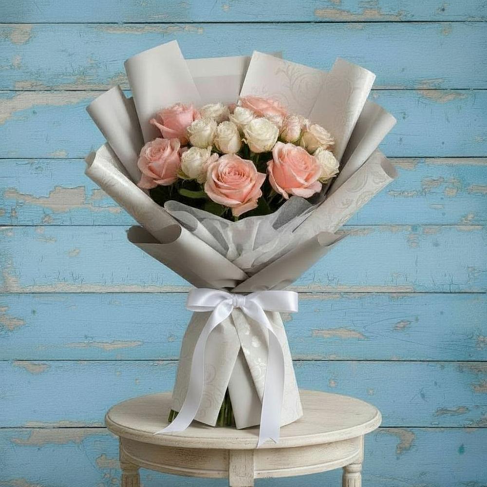 Букет цветов из: Розы в Новолуговом