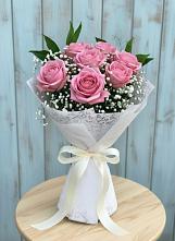 Букет цветов из:  Розы #REPLACE_PRED# Новолуговом