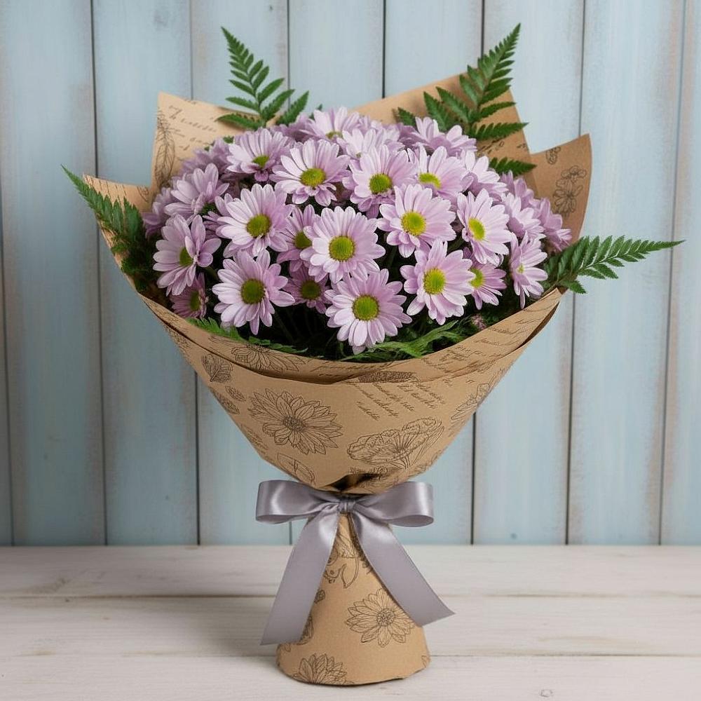 Букет цветов из: Хризантемы в Новолуговом