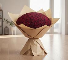 Букет 101 Красная роза в Новолуговом