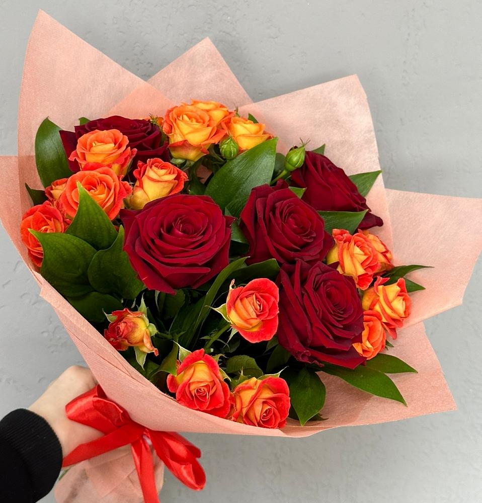 Букет Любовь и восторг в Новолуговом