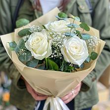 Букет Нежные грёзы в Новолуговом Букет цветов из: Розы в Новолуговом