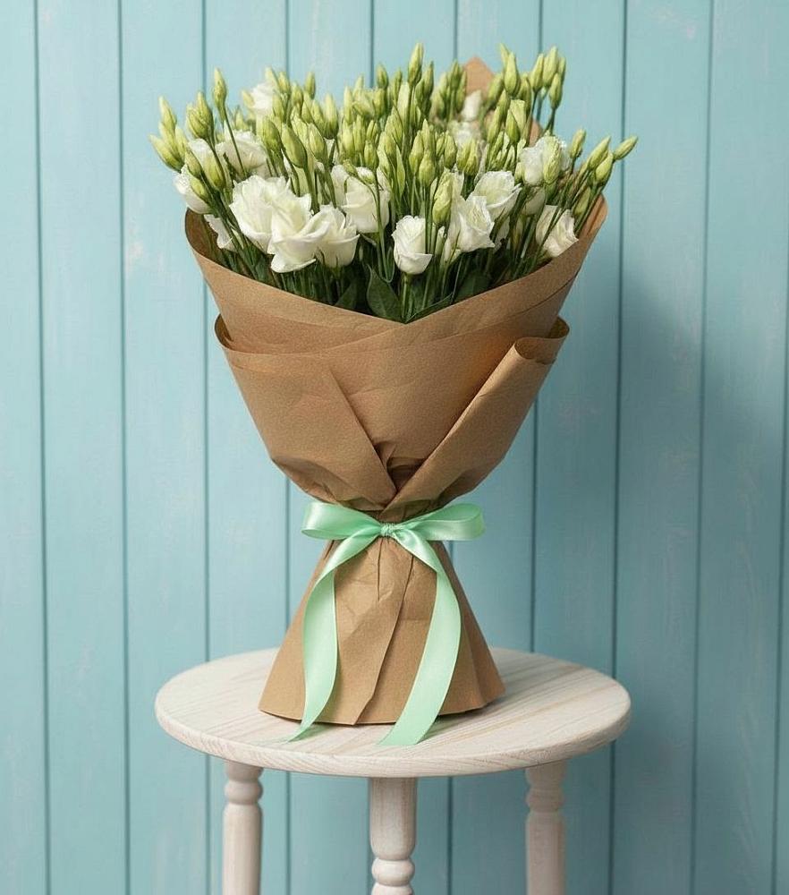 Букет цветов из: Лизиантусы в Новолуговом