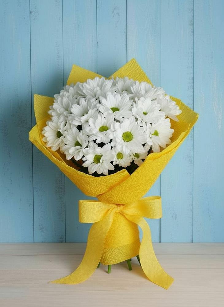 Букет цветов из: Хризантемы в Новолуговом