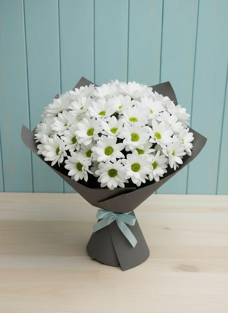 Букет цветов из: Хризантемы в Новолуговом