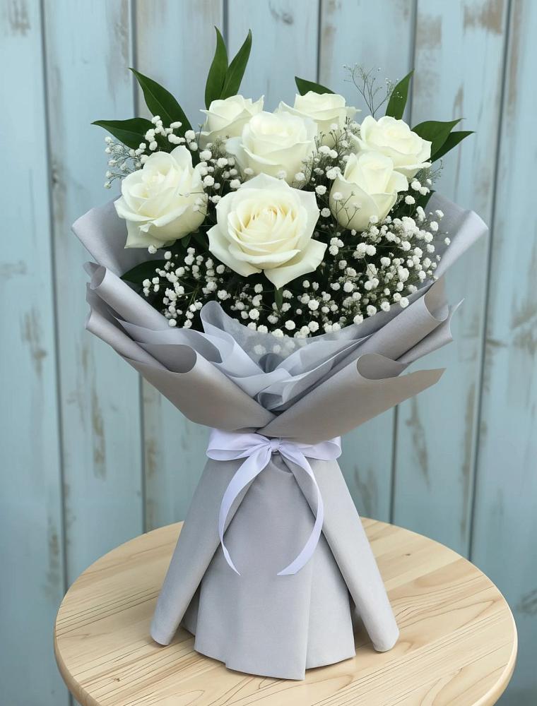 Букет цветов из: Розы в Новолуговом