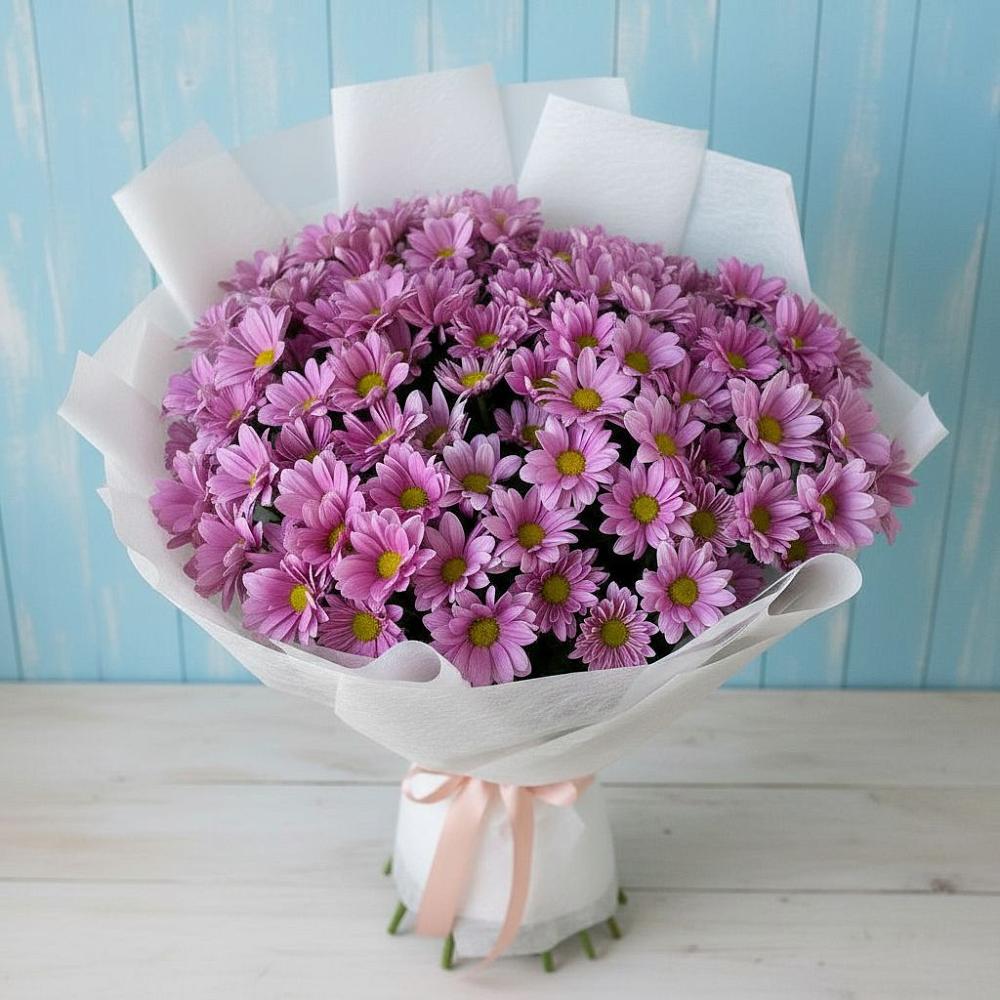 Букет цветов из: Хризантемы в Новолуговом