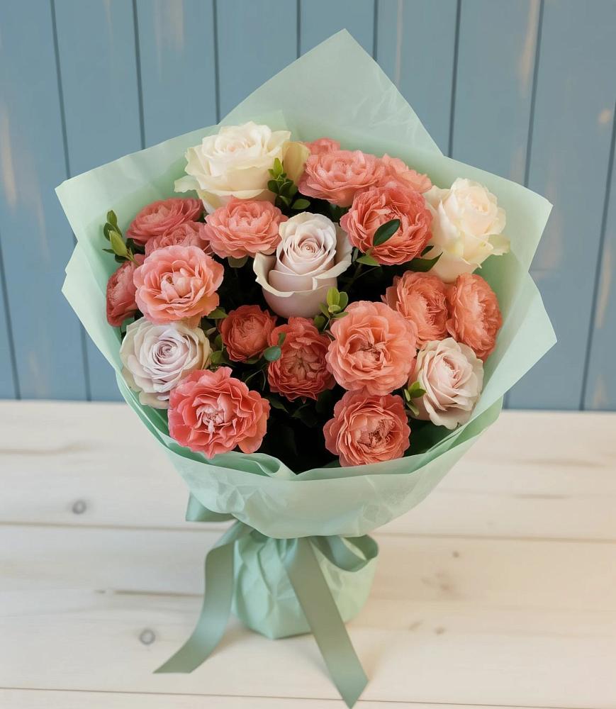 Букет цветов из: Розы в Новолуговом