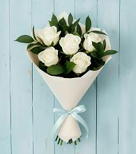 Букет цветов из:  Розы #REPLACE_PRED# Новолуговом