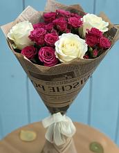Букет цветов из:  Розы #REPLACE_PRED# Новолуговом
