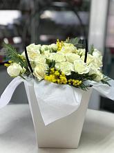 Цветочная композиция из Розы  в Новолуговом