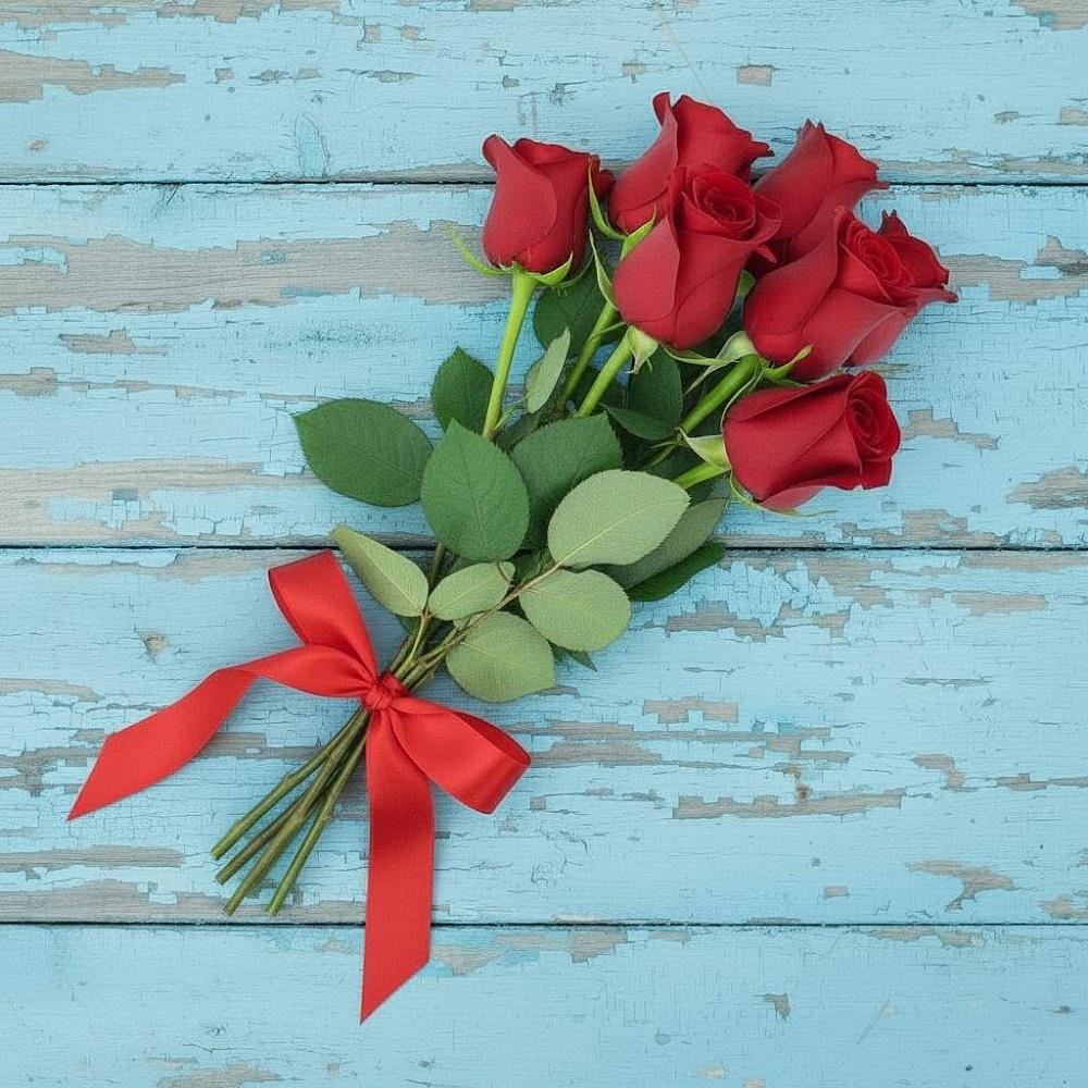 Букет Красные розы в Новолуговом