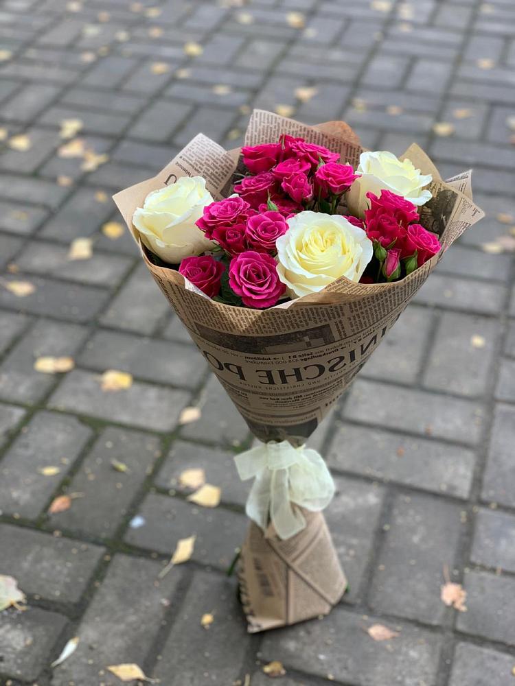 Букет цветов из: Розы в Новолуговом