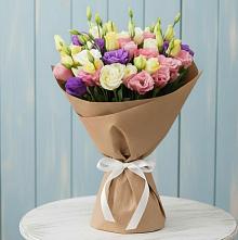 Букет цветов из:  Лизиантусы в Новолуговом